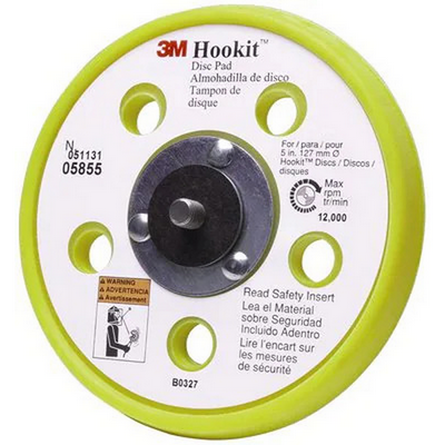 3M 203mm Hookit Plain Back Up Pad 14mm Standard Thread (Each)