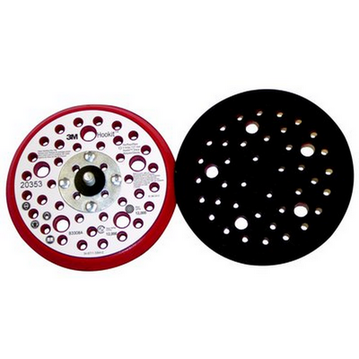 3M 125mm Low Profile Clean Sanding Back-Up Pad 44 Holes (Pkt 10)