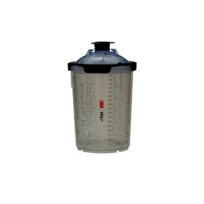 3M 125 Micron 850ml Large Paint Preparation System (PPS) Lids & 