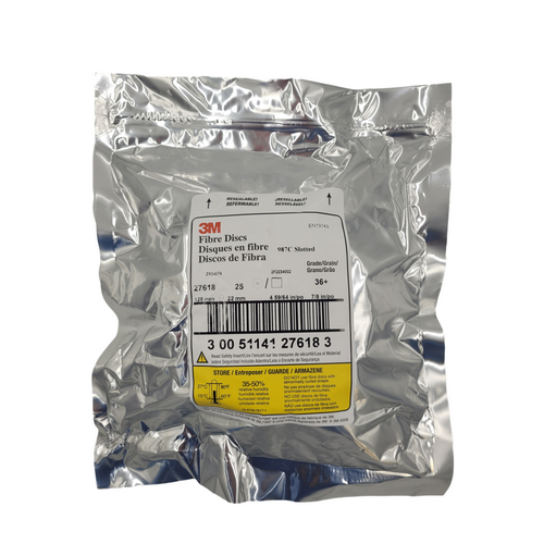 3M Cubitron II Fibre Disc 987C 125 mm x 22 mm 36 Slotted (Box of