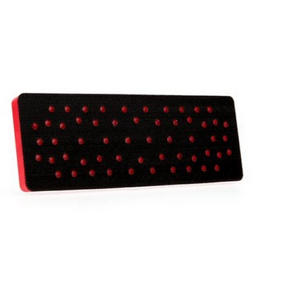 3M 70mm 70x198x12.7mm Hookit Clean Sanding Pad 33 Hole Red Foam 