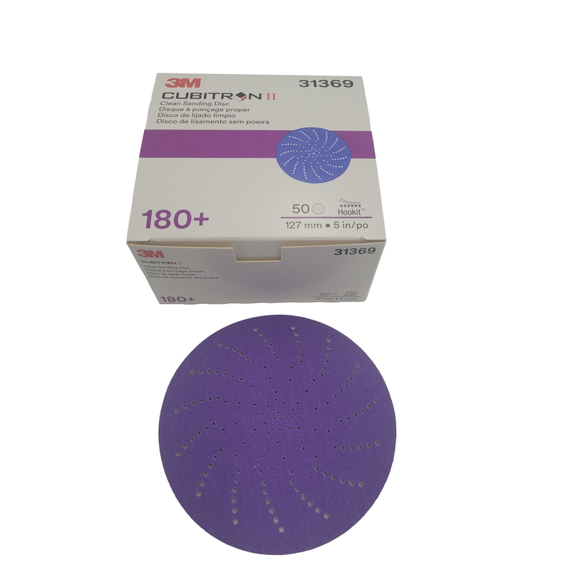 3M Cubitron II Hootkit Clean Sanding Abrasive Discs P180+ 125mm 