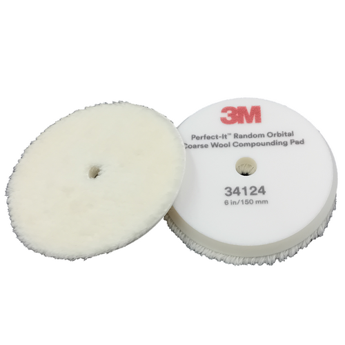 3M Perfect-It 150mm Random Orbital Wool Compounding Pad Coarse W