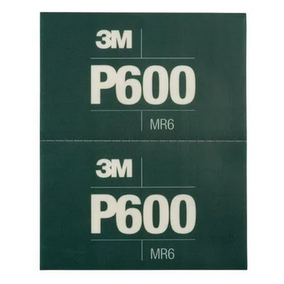 3M P600 139 x 172mm Hookit Flexible Abrasive Sheet (Pkt 25)