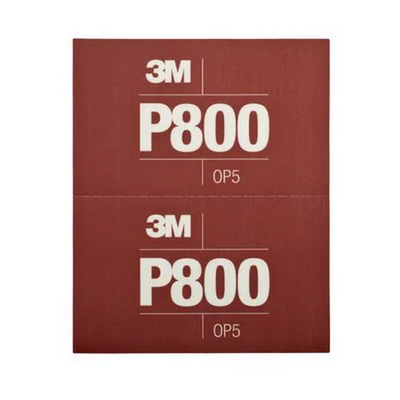 3M P800 139 x 172mm Hookit Flexible Abrasive Sheet (Pkt 25)