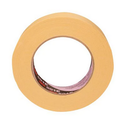 3M High Temperature Industrial Masking Tape 501E Beige 18mm x 50