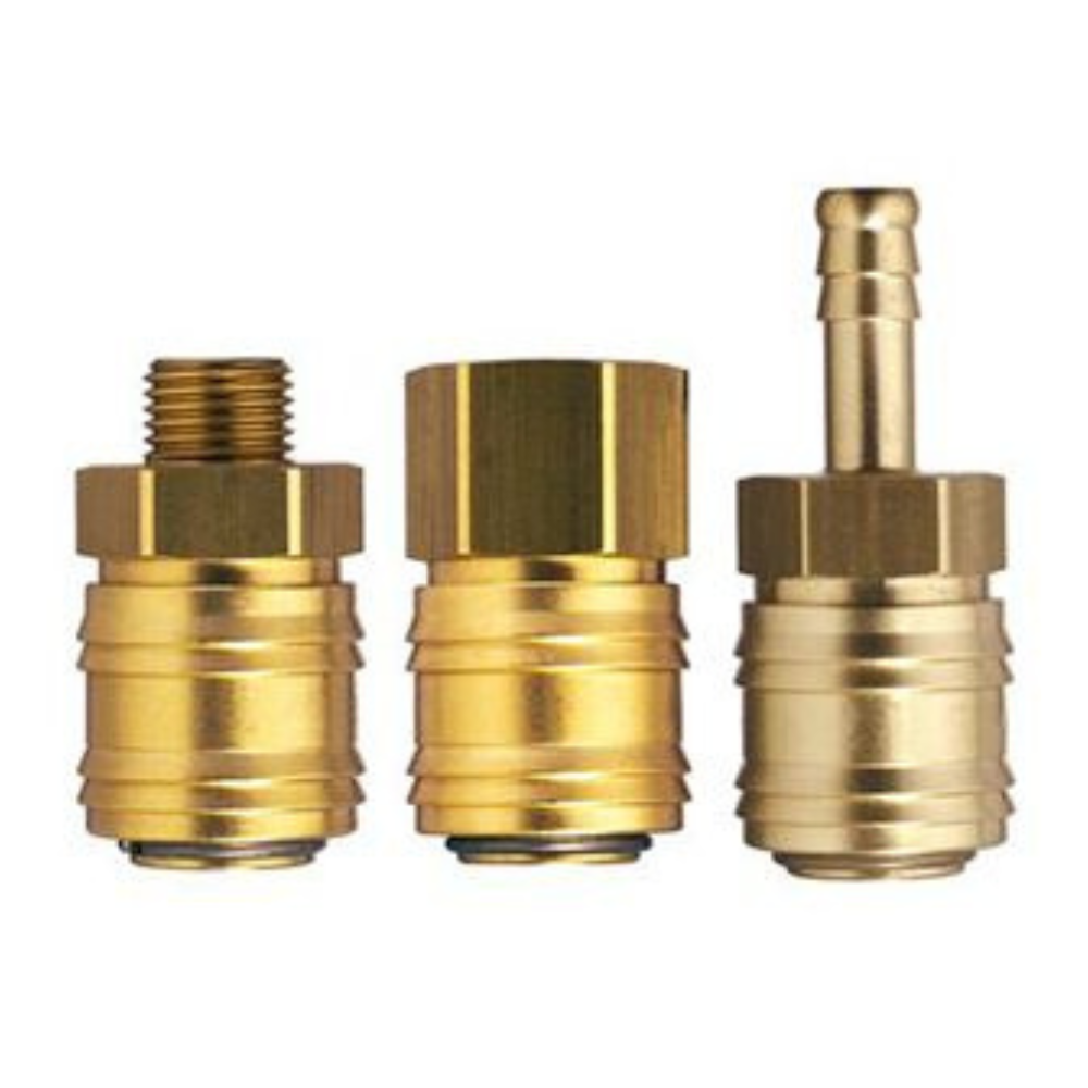 [11010621] Quick Coupling - Brass (Barbed 8mm, US-Mil)