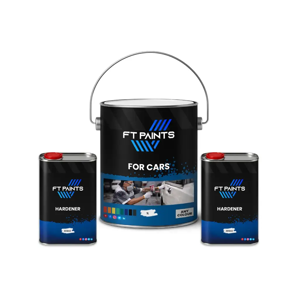 FT Paints ACRY High-Gloss 2K Paint with Hardener For Cars