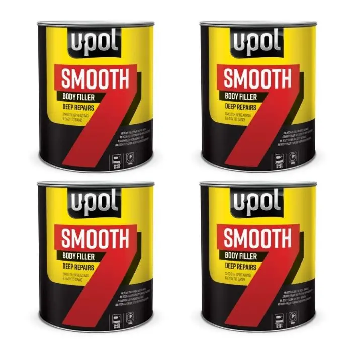 [BULKUPOLSM7] 4 X UPOL SMOOTH 7 BODY FILLER 3L *BULK BUY*