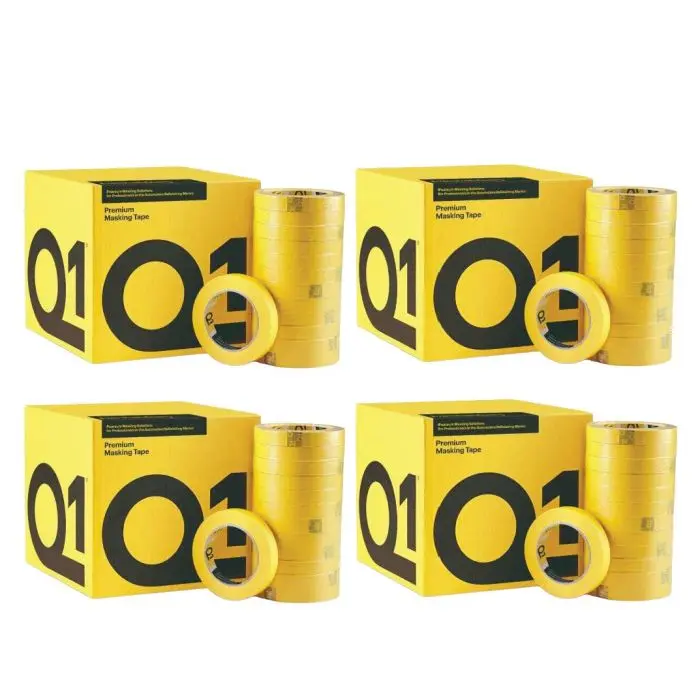 [Q1MTQ148X4] 4 x BOXES Q1 PREMIUM MASKING TAPE 48MM (80 ROLLS TOTAL)