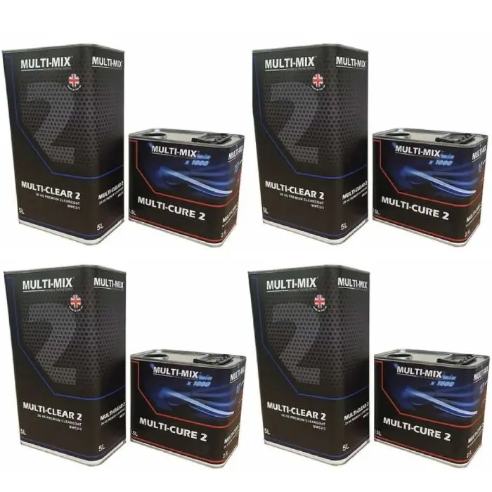 [4XMMC2/7.5F] 4 X MULTI-MIX MULTI CLEAR 2 HS 7.5LT KITS - FAST (30L DEAL)