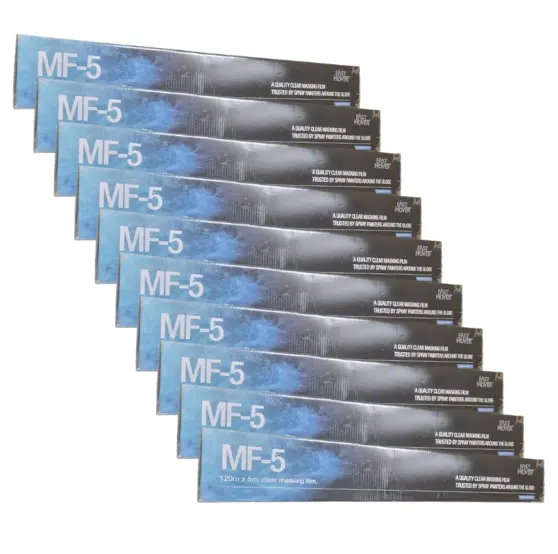 10 x FAST MOVER TOOLS MASKING FILM SHEETING ROLL 5M X 120M - BULK DEAL