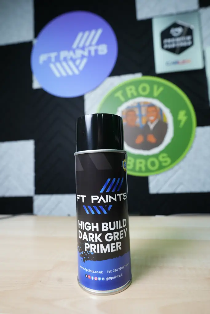 FT PAINTS LTD - HIGH BUILD ETCH PRIMER DARK GREY (400ML)