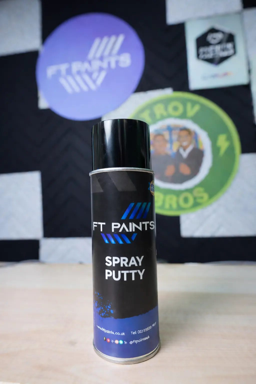 [FTPSP400] FT PAINTS LTD - SPRAY PUTTY AEROSOL (400ML)