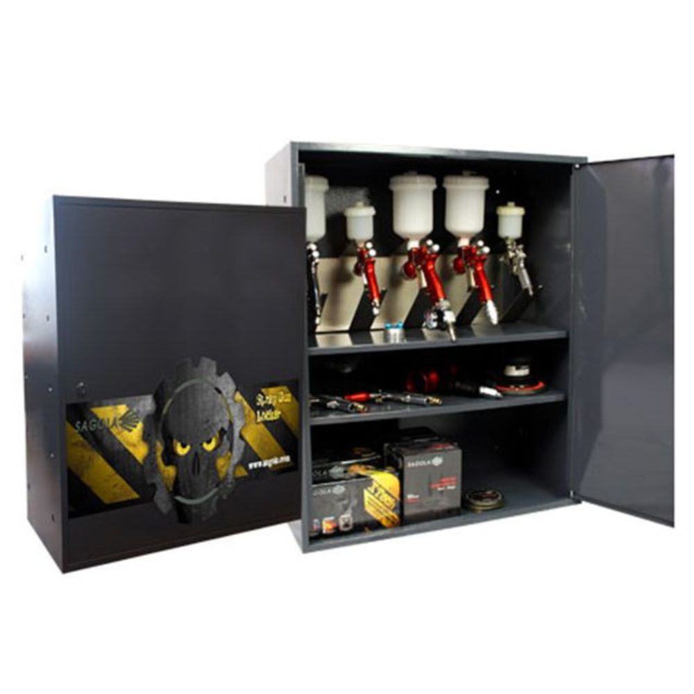 Sagola Spray Gun Stand & Locker