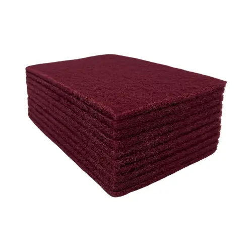 Final Systems Non Woven Pads - Red Pack of 10
