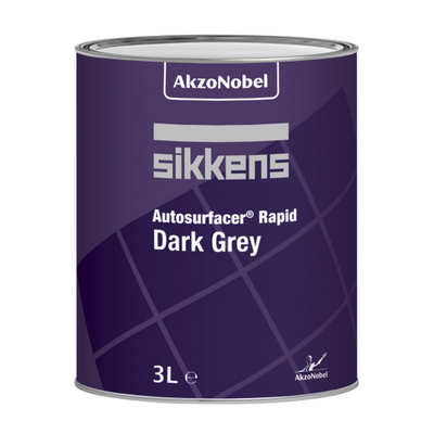 3ltr Sikkens Autosurfacer Rapid Dark Grey (Each)