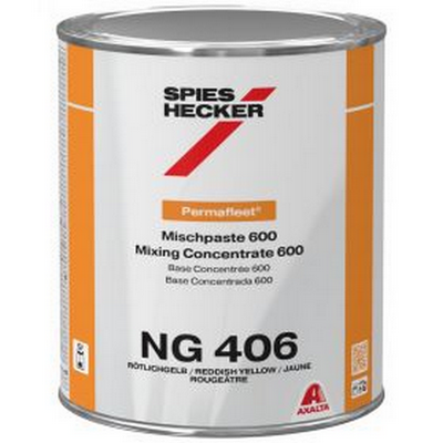 1ltr Spies Hecker Permafleet Series 600 NG 406 Reddish Yellow Ti