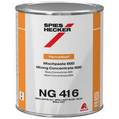 1ltr Spies Hecker Permafleet Series 600 NG 416 Brilliant Blue Ti