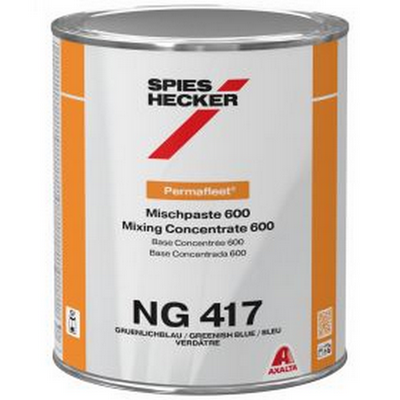 1ltr Spies Hecker Permafleet Series 600 NG 417 Greenish Blue Tin
