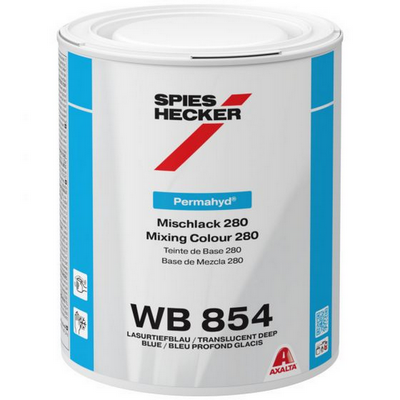 1ltr Spies Hecker Permahyd Series 280 WB854 Translucent Deep Blu