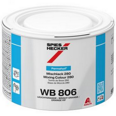 500ml Spies Hecker Permahyd Series 280 WB806 Bright Orange Tinte