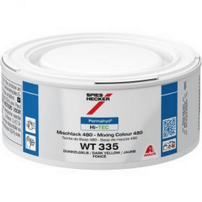 250ml Spies Hecker Permahyd Hi-TEC 480 WT335 Dark Yellow Tinter 