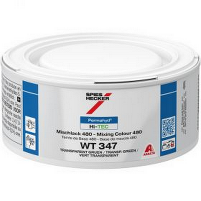250ml Spies Hecker Permahyd Hi-TEC 480 WT347 Transparent Green T