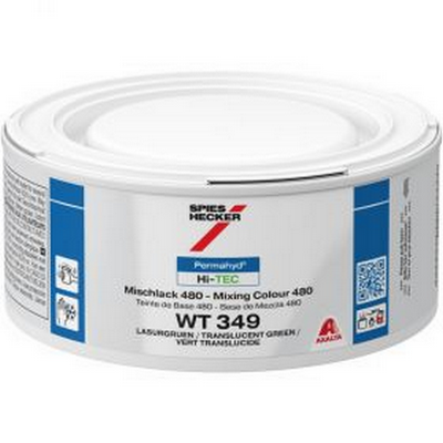 250ml Spies Hecker Permahyd Hi-TEC 480 WT349 Translucent Green T