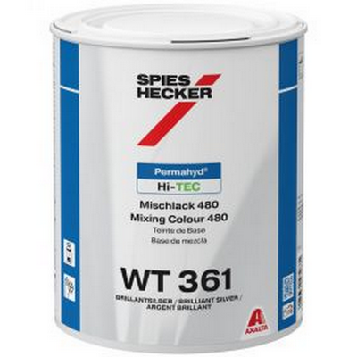3.5ltr Spies Hecker Permahyd Hi-TEC 480 WT361 Brilliant Silver T