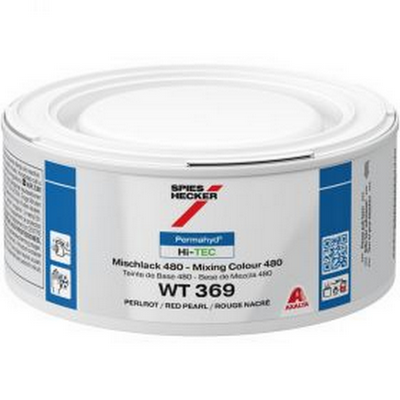 250ml Spies Hecker Permahyd Hi-TEC 480 WT369 Red Pearl Tinter (E