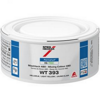 250ml Spies Hecker Permahyd Hi-TEC 480 WT393 Light Yellow Tinter
