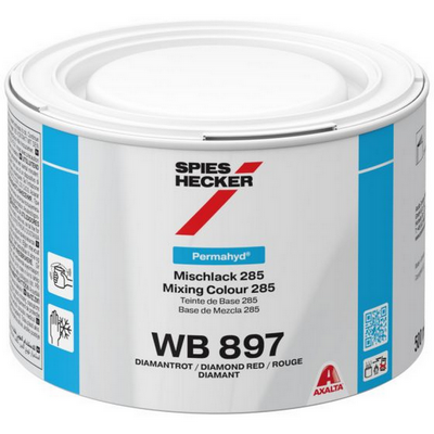 500ml Spies Hecker Permahyd Series 285 WB897 Diamond Red Xiralli