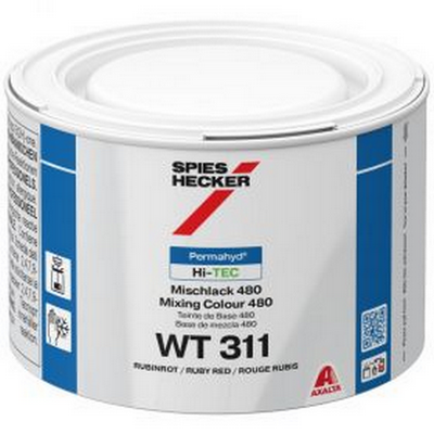 500ml Spies Hecker Permahyd Hi-TEC 480 WT311 Ruby Red Tinter (Ea