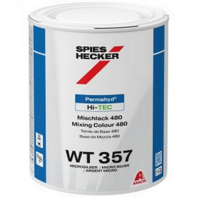 1ltr Spies Hecker Permahyd Hi-TEC 480 WT357 Micro Silver Tinter 