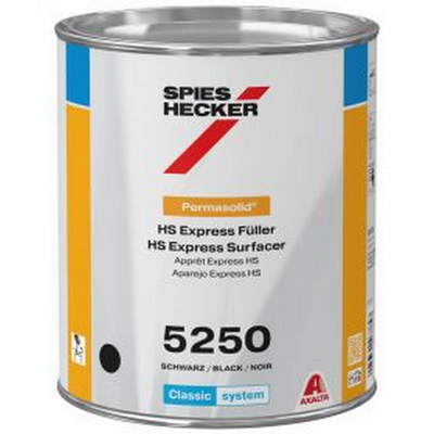3.5ltr Spies Hecker Permasolid 5250 Black HS Express Surfacer (E