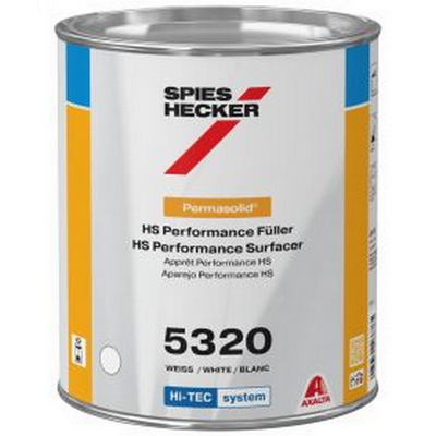 3.5ltr Spies Hecker 5320 Permasolid Hs Performance Surfacer Whit
