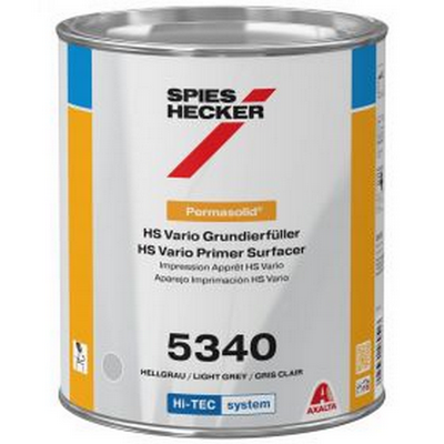 3.5ltr Spies Hecker Permasolid 5340 Light Grey HS Wet-On-Wet Sur