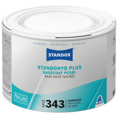 500ml Standox Standohyd Mix 343 Satin Gold Xirallic Tinter (Each