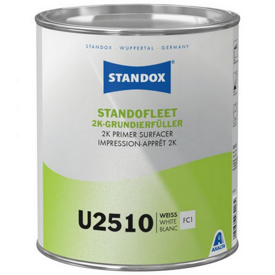 3.5ltr Standox U2510 Standofleet 2K Primer Surafacer FC1 White (