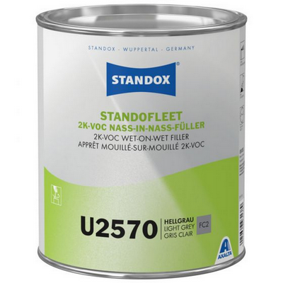 3.5ltr Standox U2570 Standofleet 2K VOC Wet-On-Wet Filler FC2 Li