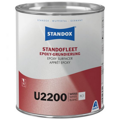 3.5ltr Standox U2200 Standofleet Epoxy Surfacer 5:1 FC1 White (E