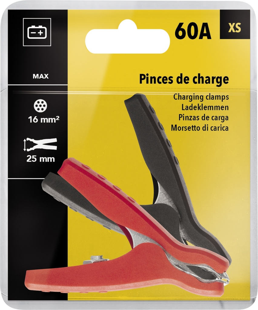 GYS CHARGING CLAMPS 60A-XS (PAIR) - Blister
