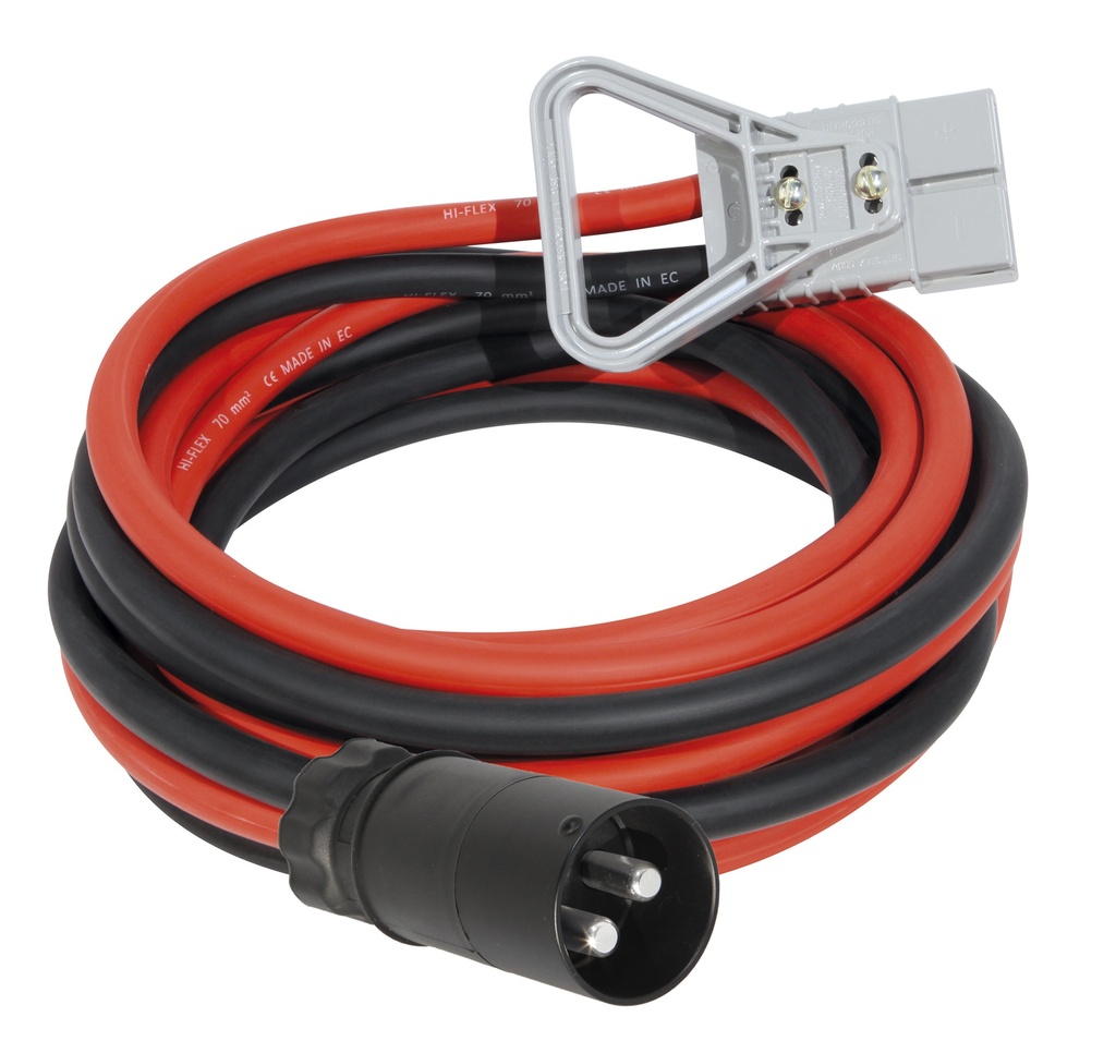 GYS CABLES 3.0m - 50mm² + NATO CONNECTORS FOR STARTPACK PRO 12.2