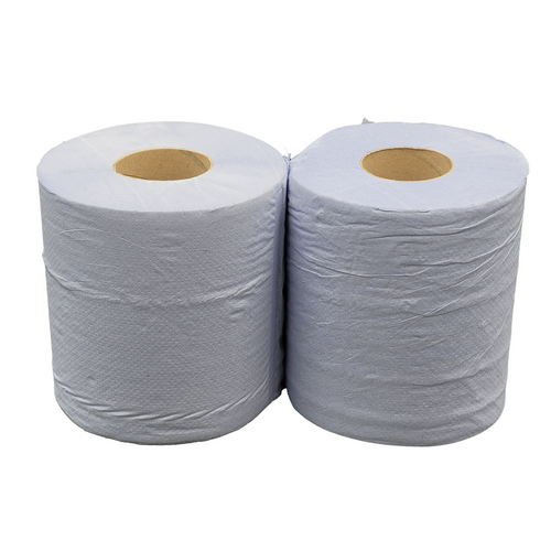 Swiftlon® 170mm x 100m 2 Ply Centre Feed Blue Roll (Pkt 6)