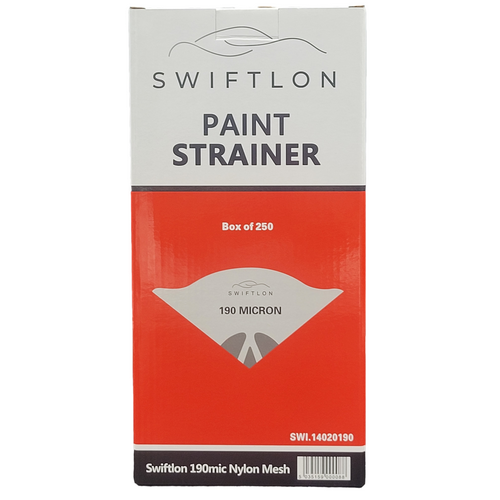 Swiftlon® 190mic Nylon Mesh Disposable Paint Strainers (Box of 2