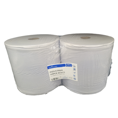 T-Euro 2 Ply Blue Centre Feed Jumbo Roll 260MM X 400M (Pkt 2)