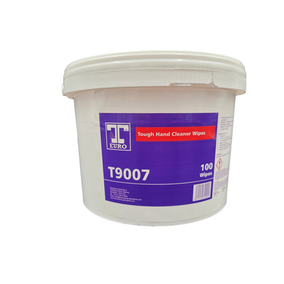 T-Euro Orange Tough Hand Cleaner Wipes Bucket Of 100 (Each)