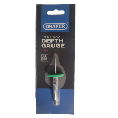 Draper Tyre Thread Depth Gauge (Each)