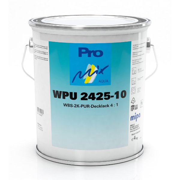 Mipa WPU 2425-10 WBS 2K PU Topcoat Matt (3KG)